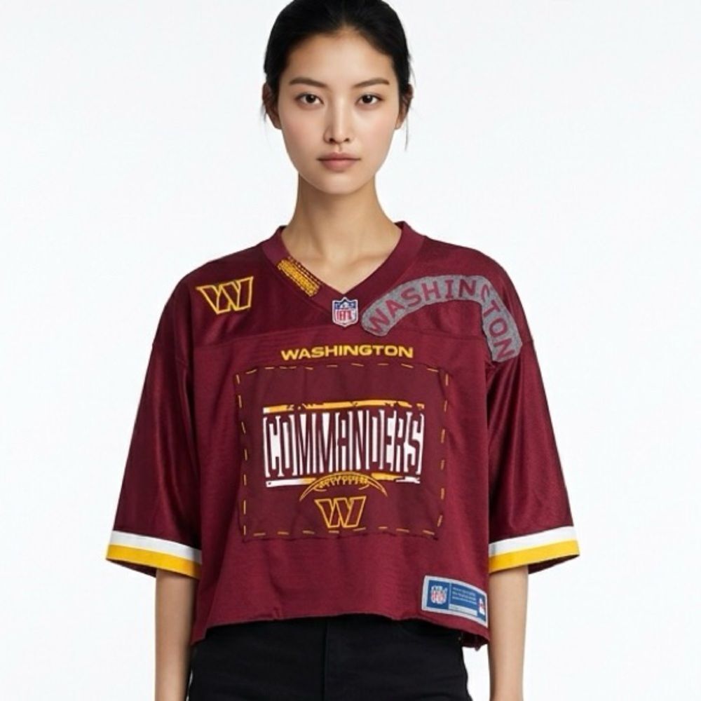 WASHINGTON COMMANDERS Upcycled NFL Jersey Fits Up To Women’s Size X-Large NEW